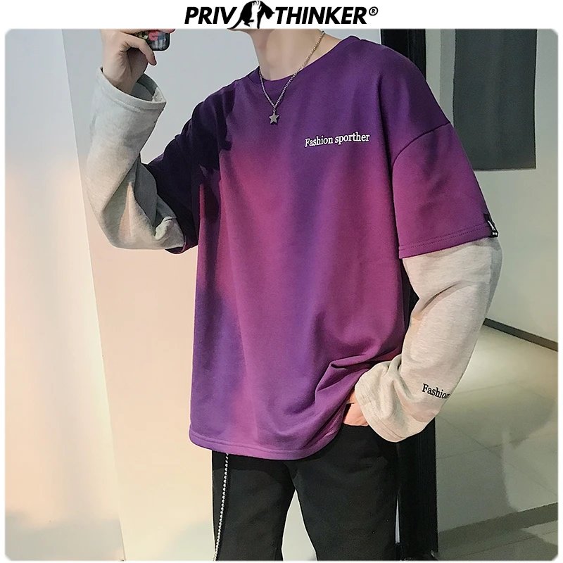 Privathinker Korean Style Men's Hoodies Japanese Fake Two Piece Man Casual Sweatshirts 2020 Hip Hop Male Streetwear Hoodie Privathinker Korean Style Men's Hoodies Japanese Fake Two Piece Man Casual Sweatshirts 2020 Hip Hop Male Streetwear Hoodie