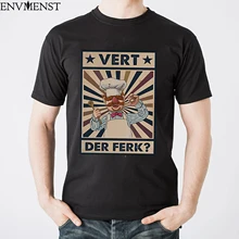 

100 Cotton Men Womens Top Swedish Chef Santa Christmas Gift Unisex Vert Der Ferk T-Shirt Men Women Funny Ferk Jer Berdin T-shirt