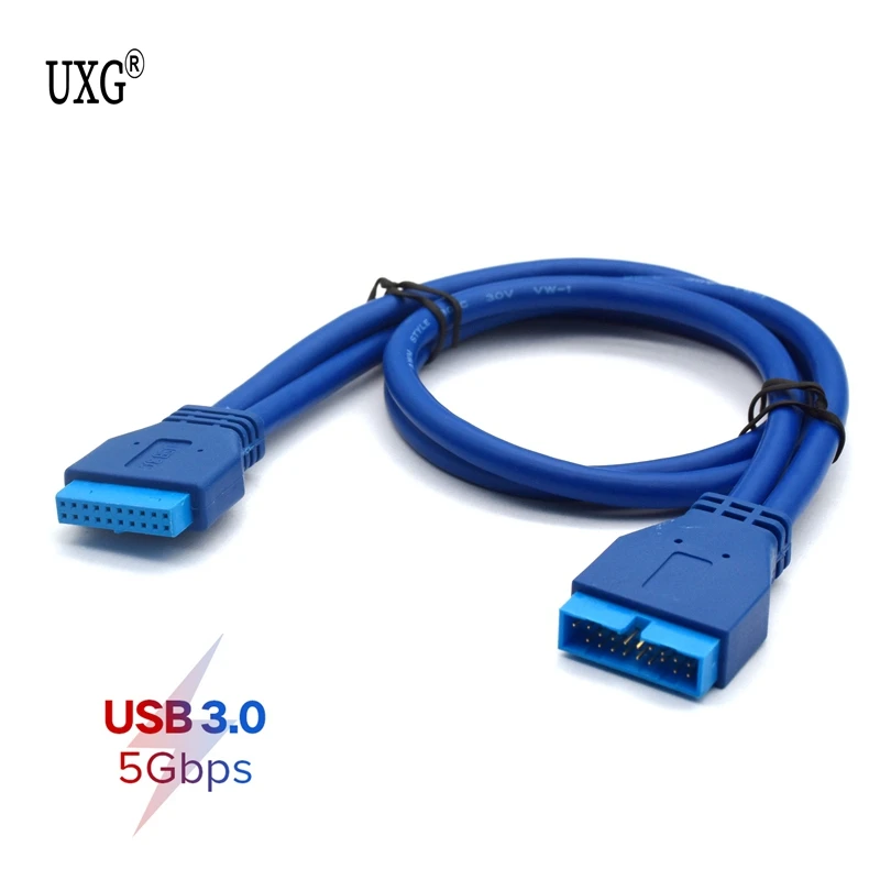 Enhance Connectivity with USB 3.0 Motherboard Extension Cable – 20cm/50CM Double Female-to-Female Connector for Effortless Expansion! Description Image.This Product Can Be Found With The Tag Names Usb 30 female motherboard 20pin header cable, Usb 30 motherboard 20 pin male female adapter extension cable