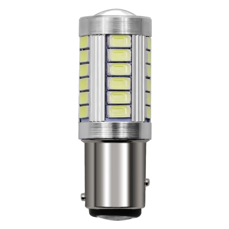 1 шт. 1157 P21/5 Вт BAY15D супер яркий 33 SMD 5630 5730 светодиодный Автомобильные стоп-сигналы Противотуманные фары 21/5 Вт Автомобильные дневные ходовые огни 12 В