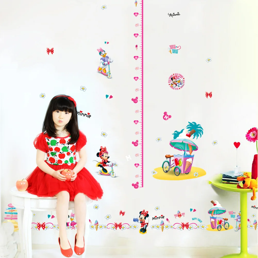 MM069 Микки Минни мультфильм ноги линии Детская комната украшения Настенная Наклейка в детскую украшение стены стикер s