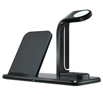 

3 In1 Qi Wireless Charger Dock Stand Station for Apple Watch 2/3 Airpods iPhone UY8