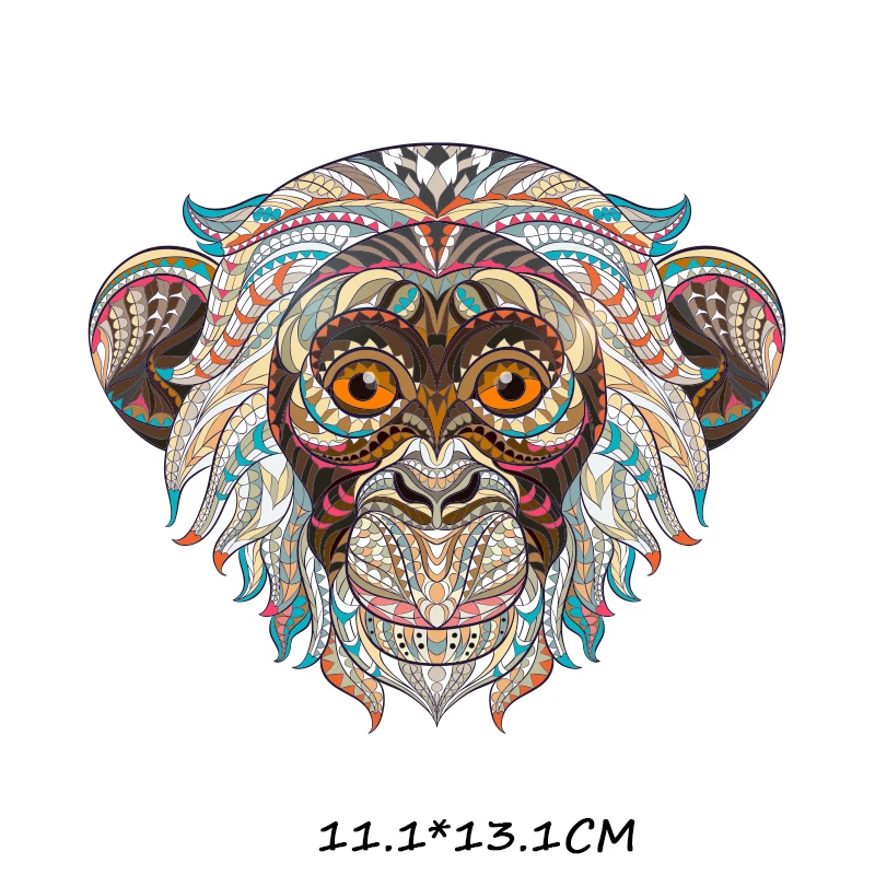 1228 Красочные Животные патч теплопередача железа на свиньи нашивки с совой для одежды DIY Детская футболка значки-наклейки аппликация на одежде - Цвет: 1228