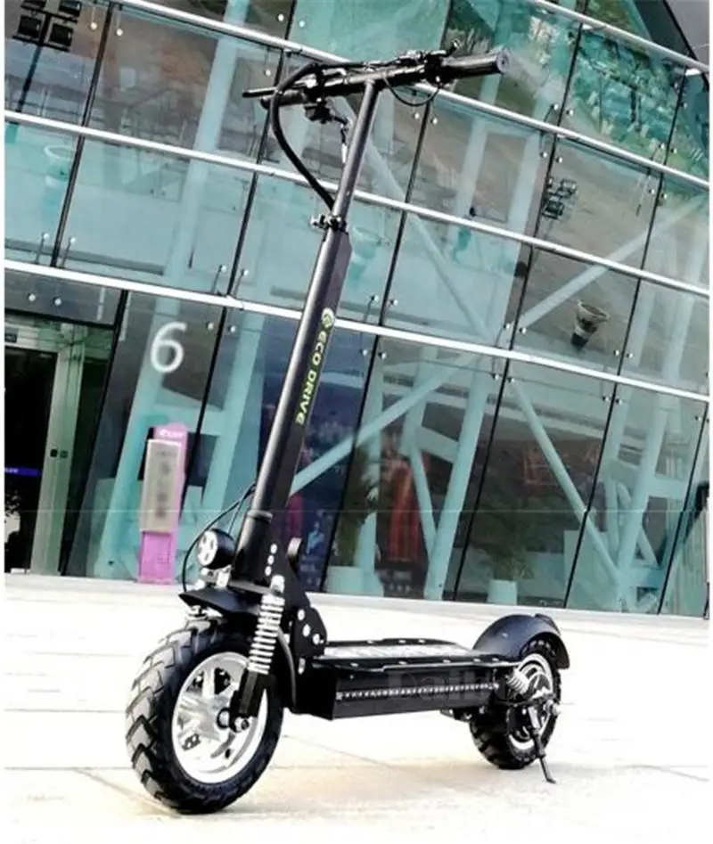  2 Wheeled Electric Scooter Foldable 10 Inch Electric Bicycles Adult Powerful Electric Bike 16AH/21A