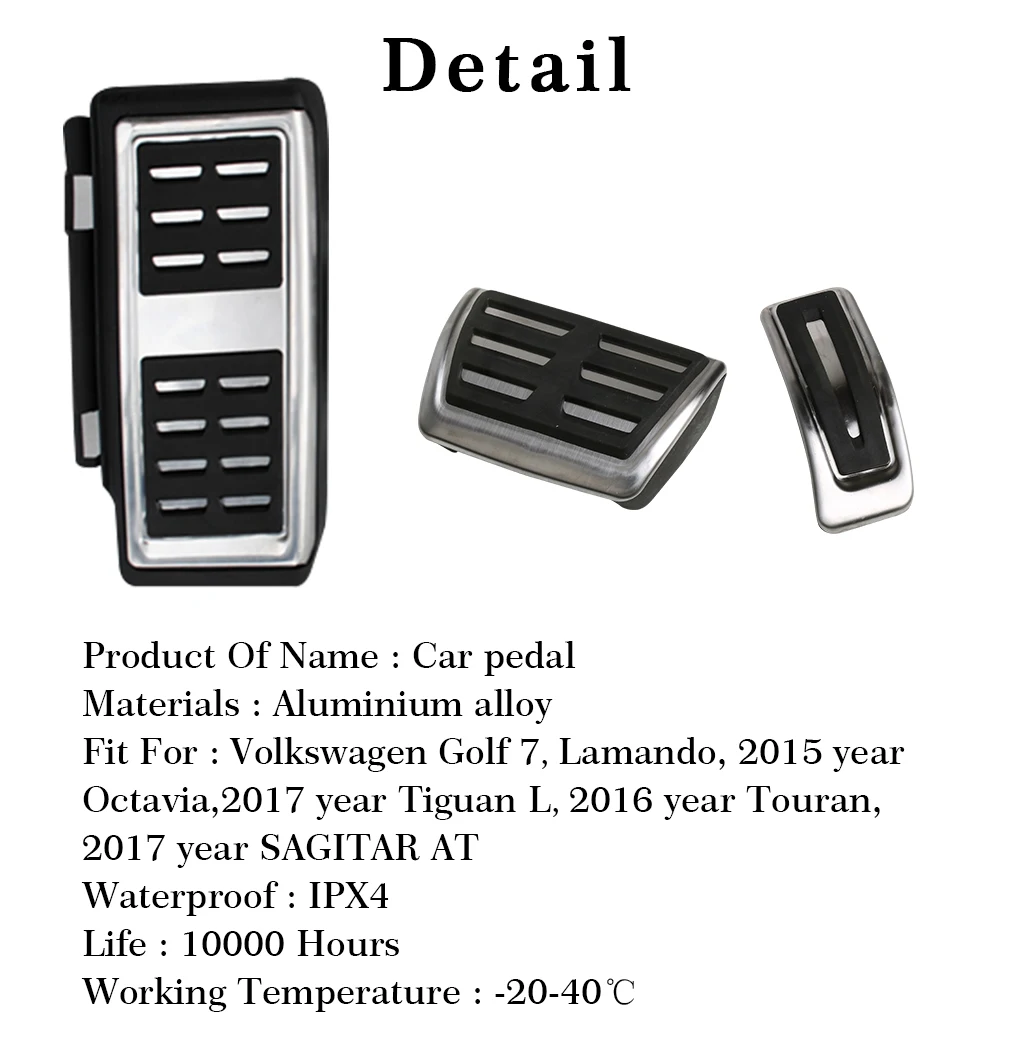 Для Volkswagen Golf 7 Lamando год Octavia год Tiguan L год Touran год SAGITAR из нержавеющей стали
