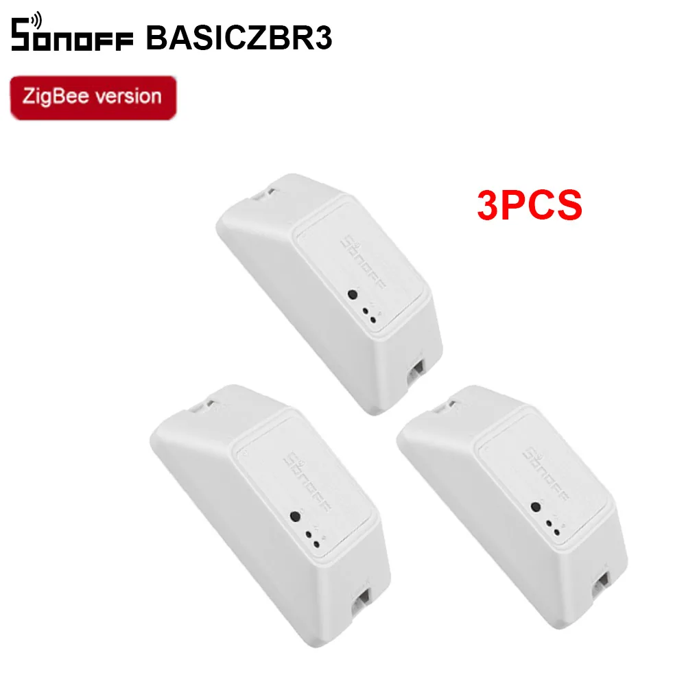 1/3/5/10PCS Itead SONOFF BASICZBR3 Zigbee DIY Smart Switch Module Wireless Voice Remote Control Switch For Smart Home Automation 
