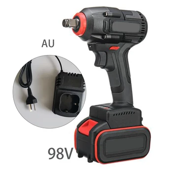 

98V 360Nm 1/2 ' Impact Socket Wrench Brushless Electric Drill W/ Battery Powel Tools UK/US/AU/EU Auto Repair