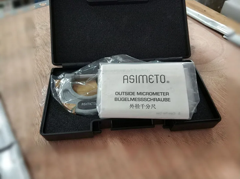 ASIMETO диапазон измерения 25-50 мм/0,001 мм 101-02-2 1-2 дюйма 101-02-3 наружные микрометры