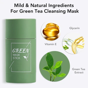 Face Masks Green Mask Korean Cosmetics Remover Blackheads1 Nose Black Dots Acne Moisturizer Skin Cleansing