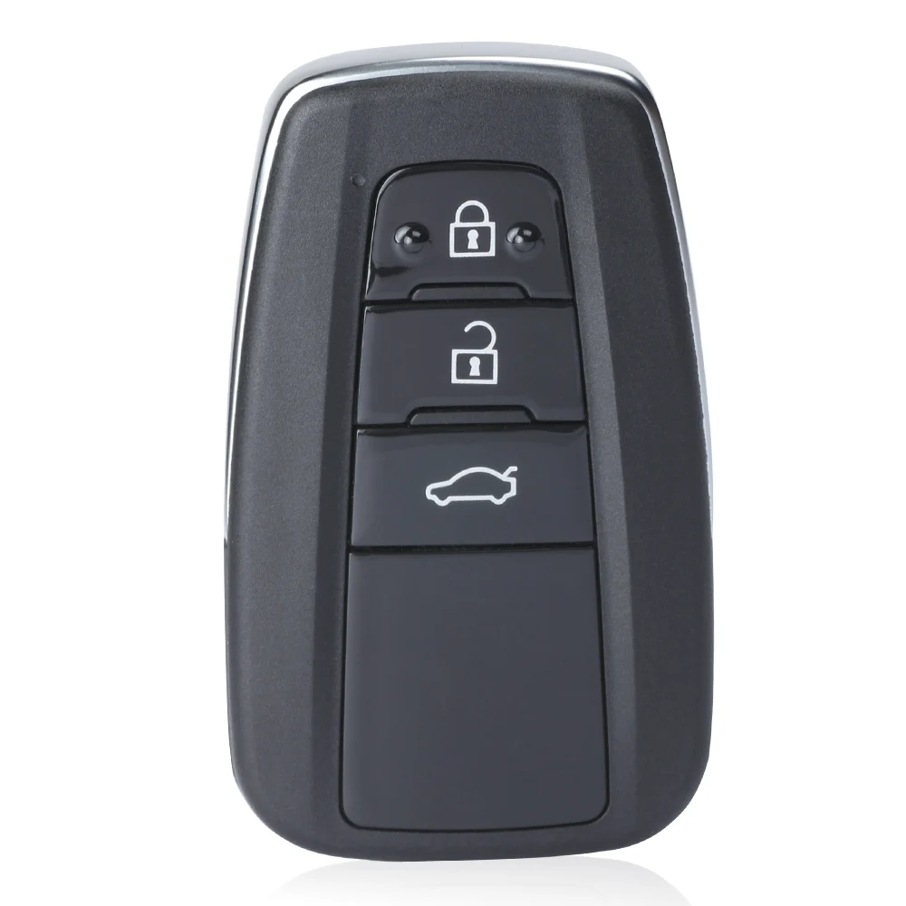 Keyecu смарт-пульт дистанционного ключа автомобиля чехол 3 кнопки для Toyota C-HR Avalon Prius Prime Camry-(только внешний корпус