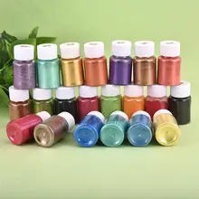 24 Colors Set Tie Dye Mica Powder Epoxy Resin Dye Pearlescent Powder Glitter Mineral Powder DIY Crafts Making Epoxy Pigment 2020 tanie i dobre opinie CN (pochodzenie)