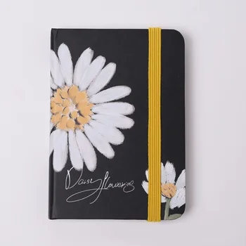 

Black Daisy A7 Mini Bandage Notepad Kawaii Portable Journal Diary Notebook Memory Book Office School Promotion Gift