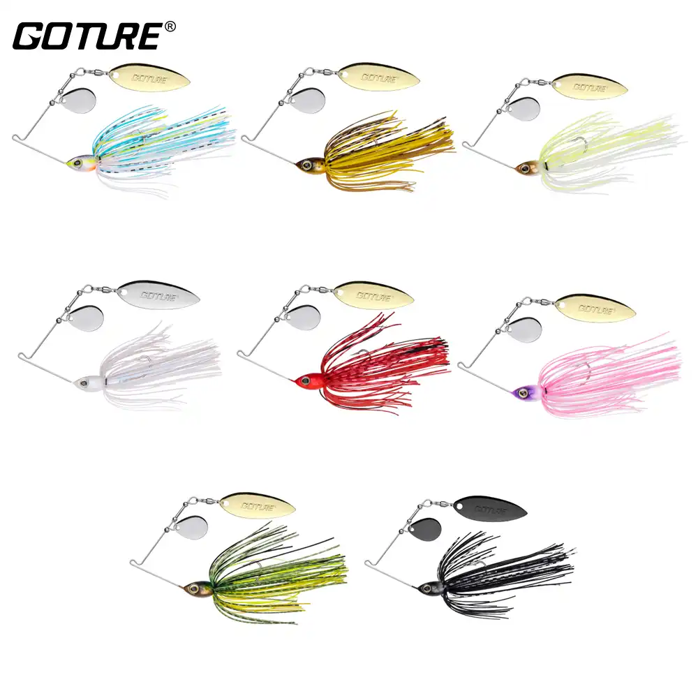 Gotureスピナーベイトブレード15グラム19グラムのジグリードスプーンpike Bassためジギングbuzzbaitスイムベイト淡水スピナーベイト 釣りルアー Aliexpress