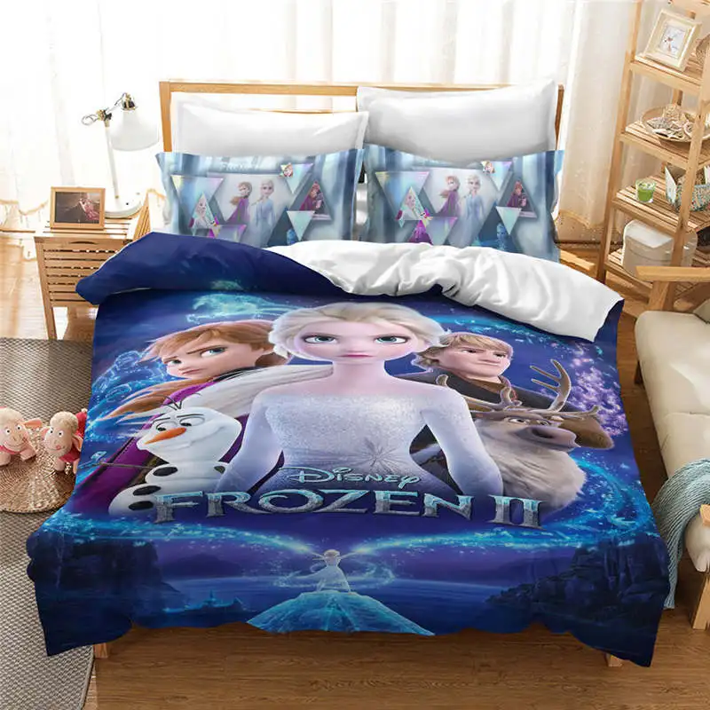 Details about   Twin Size Kids Frozen 2 Bed In Bag Bedding Set Soft Reversible Comforter 4 Piece 