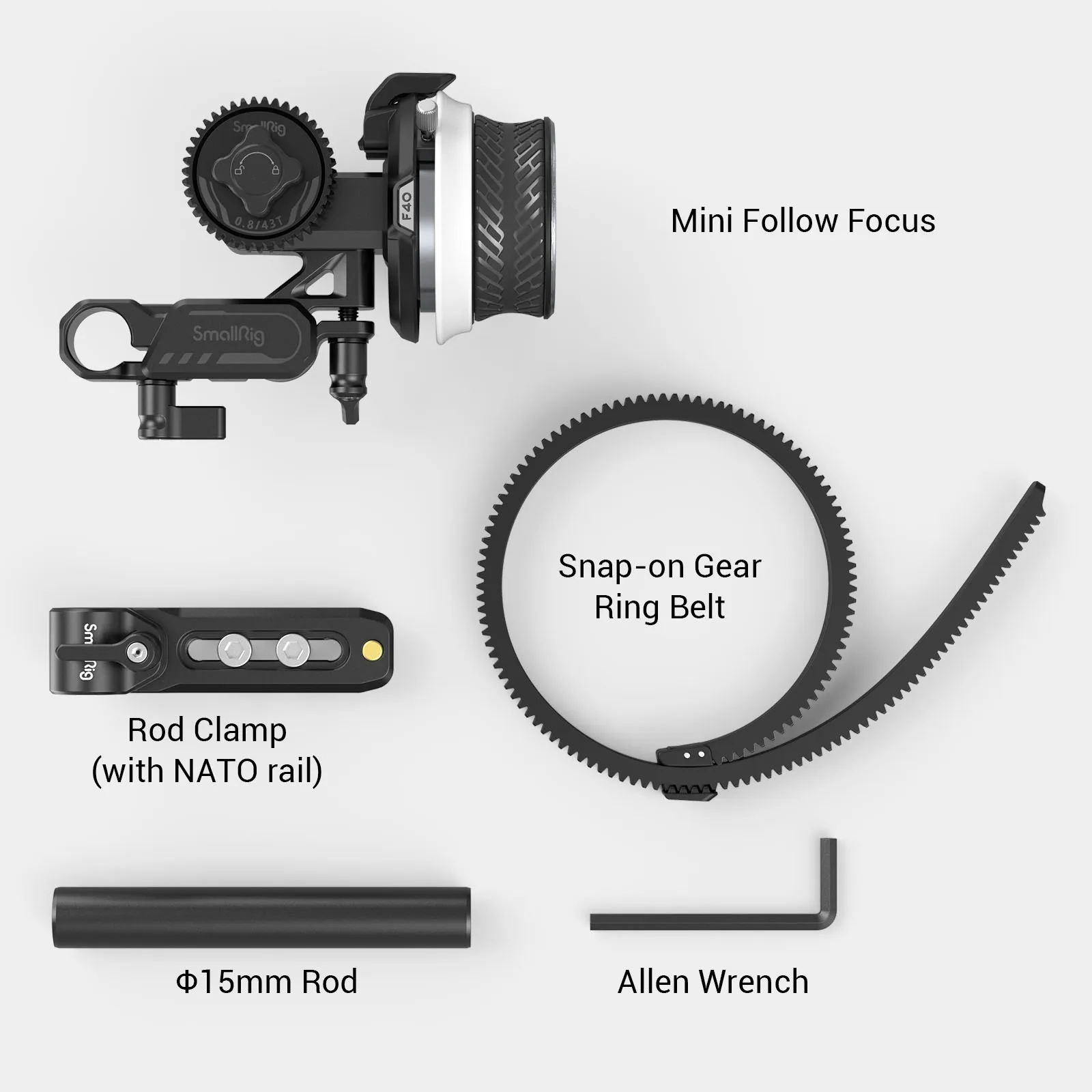 Smallrig-カメラプラットフォーム,ミニワイヤレスレンズ,フォーカス,クイック,ユニバーサル,カルダン用,カメラアクセサリー,3010