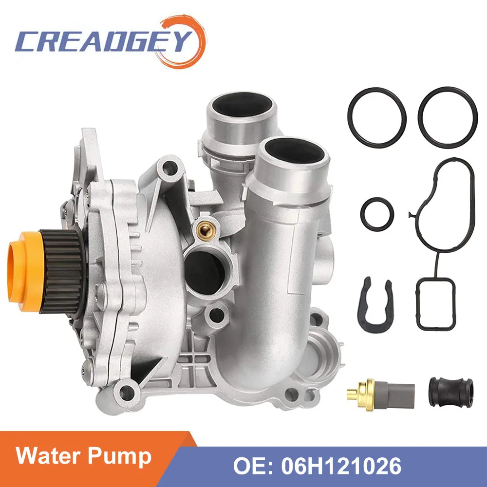 EA888 Aluminum Engine Water Pump For Audi A3 A4 Q5 TT VW CC Tiguan Jetta Golf GTI 1.8T 2.0T 06H121026CQ 06H121026AB 06H121026DD |