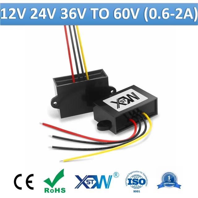 DC 12V to DC 24V 5A 120W Step Up Boost Converter Voltage Regulator DC/DC  Transformer - Waterproof for Golf Cart, Boat, etc 