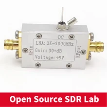  2KHz-3000MHz  Low Noise RF Amplifier Ultra Wideband Gain 32 dB 