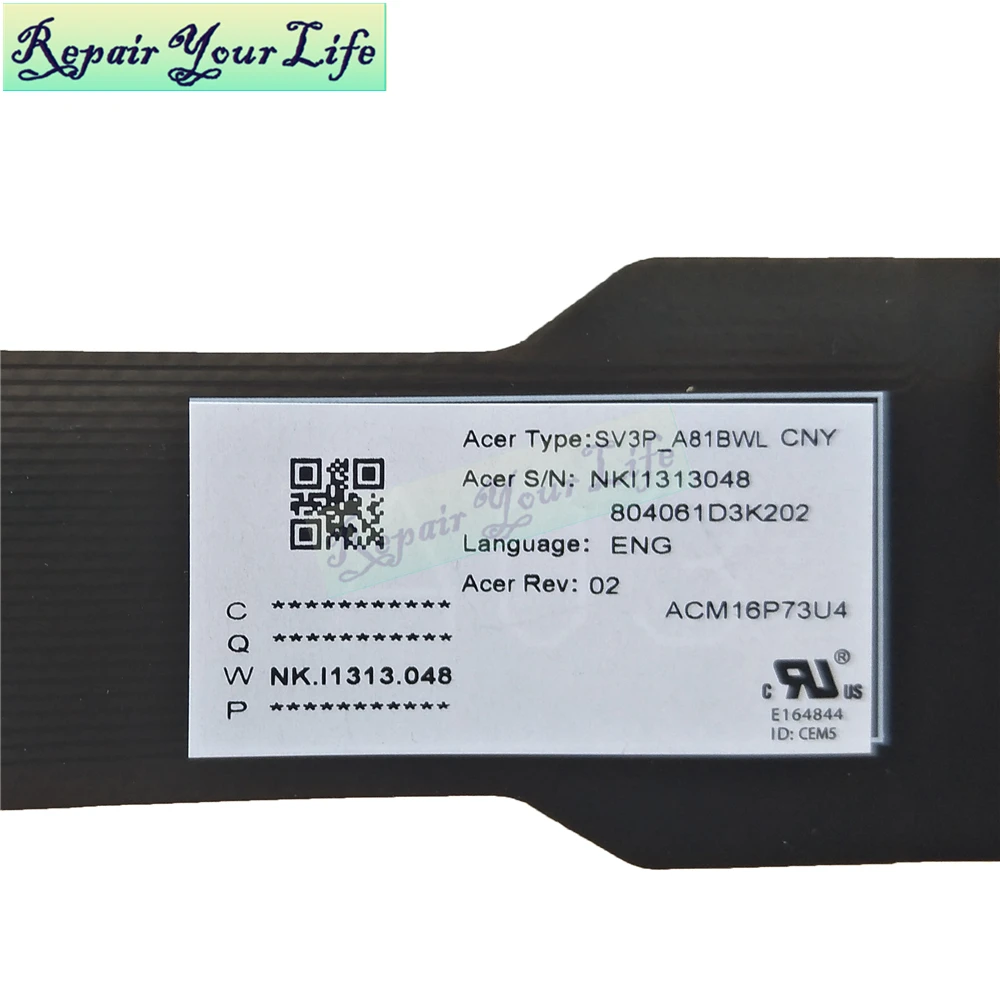 Inglês dos Eua Teclado do Portátil para Acer Rotação 53 Sp513-52n Sf114-32 Nki1313048 Acm16p Backlit Preto Atacado Fábrica 5 Sp513 51 52 - Imagem 5