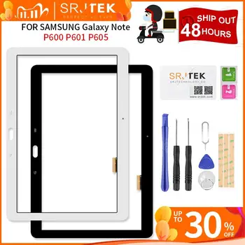 

Srjtek 10.1" For Samsung Galaxy Note 10.1 SM-P600 P600 P601 P605 Touch Screen Digitizer Glass Panel Sensor Tablet PC Replacement