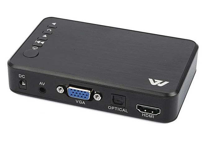 Портативный медиаплеер Full HD с поддержкой VGA 1080P SD-карты USB флеш-накопитель