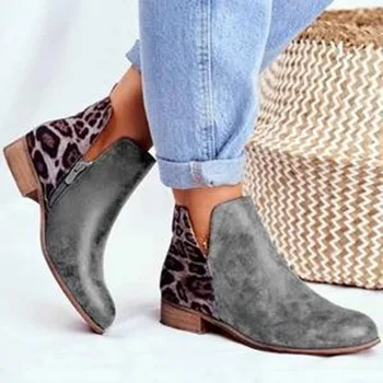 

Adisputent Women Boots Ankle boots Women Botas Shoes Leather Shoes For Winter Boot Shoes Casual Female Ankle Ladies