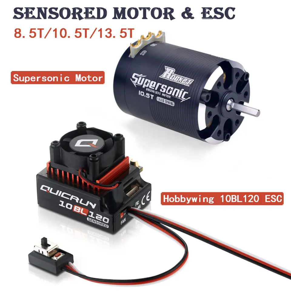 B品セール 値下げHOBBYWING Xerun120AブラシレスESC 13.5Tモーター