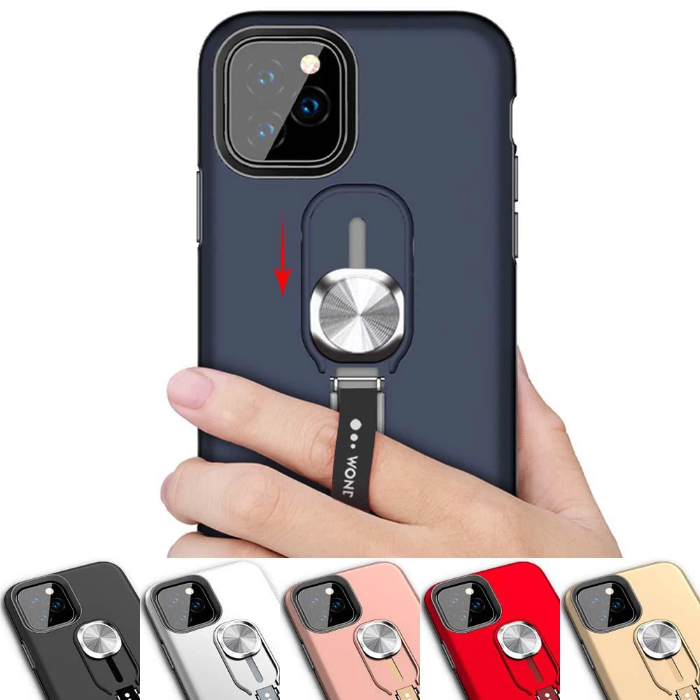 2in1 Silicone Shockproof Car Holder Phone Case Cover For iPhone 11 Pro Max 6.5 Back XS XR X 8 7 Plus |