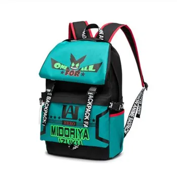 

My Boku No Hero Academia Midoriya Izuku Deku Backpack Student School Shoulder Bag Satchel Laptop Rucksack Knapsack Travel