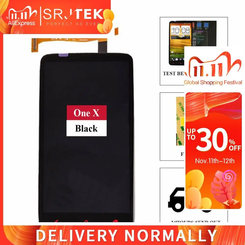 Srjtek экран для HTC One X Plus x + S728e ЖК дисплей сенсорный дигитайзер 1280X720 4 7 дюймов в сборе