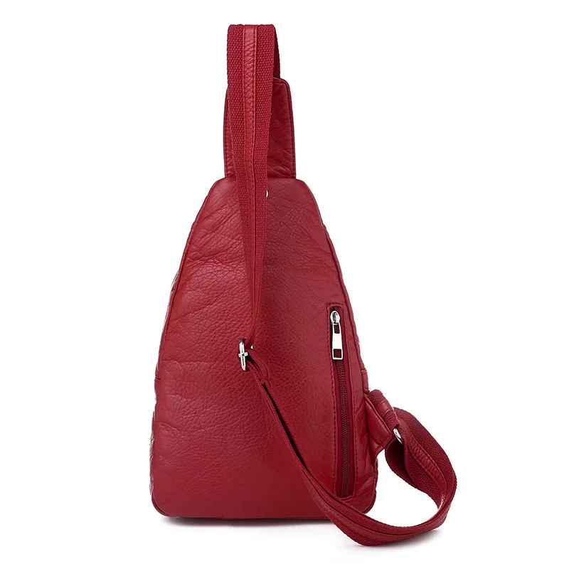 

Winter New Style Fashion Washed Leather Shoulder Bag Multi-functional Outdoor Travel Shoulder Bag