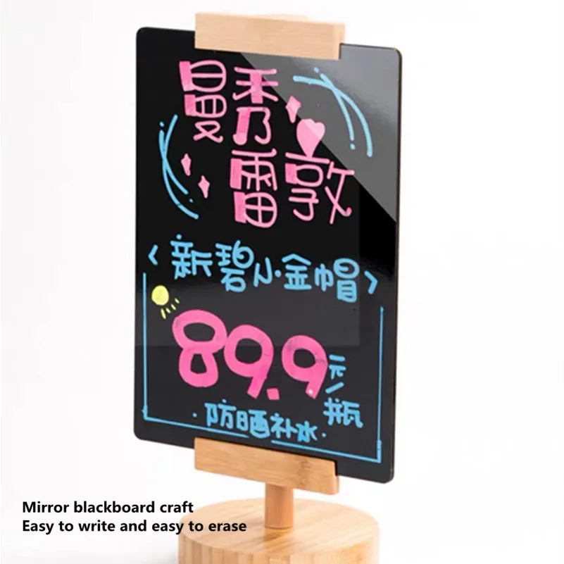 360 Degree Rotating A5 Table Card Price Display Board Bar Restaurant Advertising Reminder Notice Board Menu Sign Holder Stand