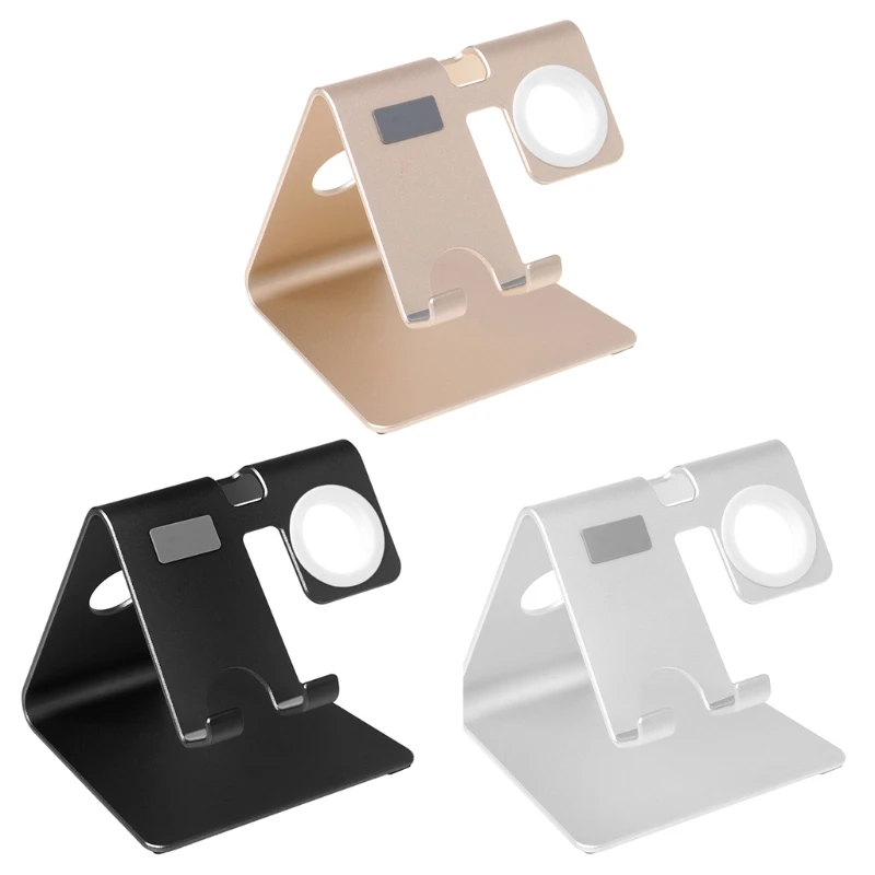 Алюминиевая Подставка для зарядки док-станции для Apple Watch iphone ipad Android Phone