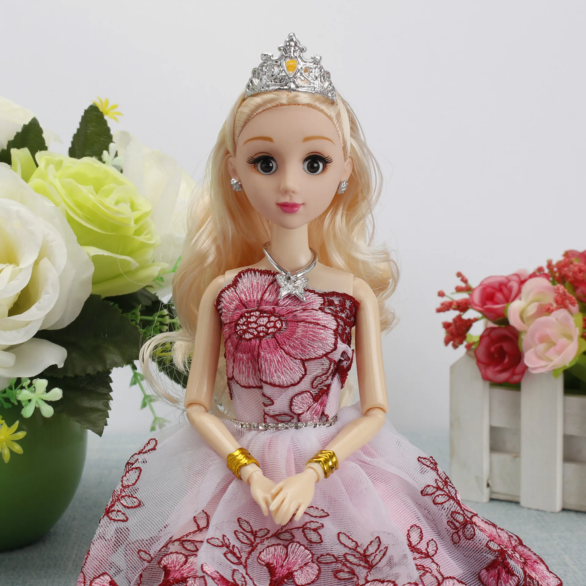 4D Blink кукла BJD обнаженное тело шарнир подарок на день рождения DIY дети большие глаза игрушка для девочки кукла BJD кукла большая голова Кукла аксессуар