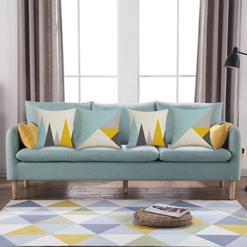 

4-Pack 45X45cm Nordic Unique Geometric Splicing Pillow Case Printed Pillow Case Bedroom Office