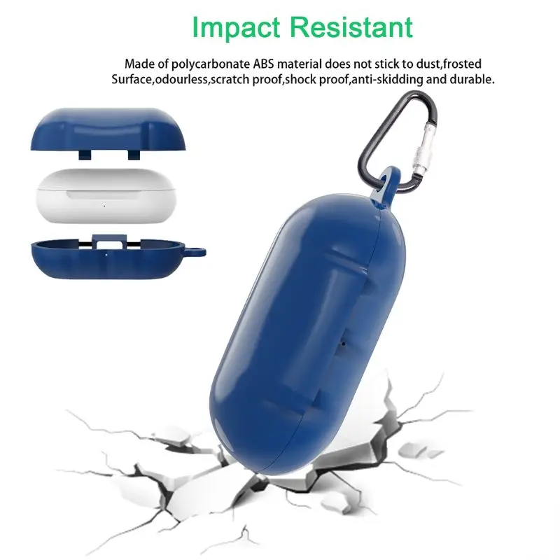 

PC Hard Shell Clamshell Opening Anti-shock Comprehensive Protective Case Full Cover for Samsung Galaxy Buds Earphone Accessories