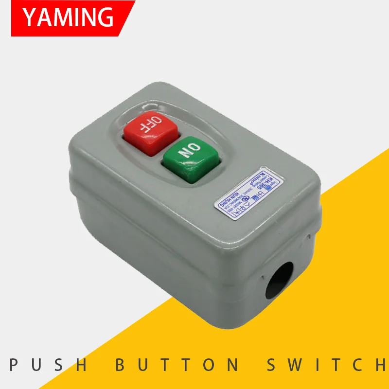 KH-305 On/Off Power Press Switch Push Button Isolator Metal Startor Motor KH-305 On/Off Power Press Switch Push Button Isolator Metal Startor Motor