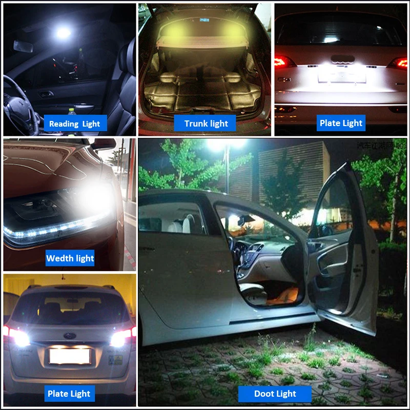 4PCS t10 w5w 194 168 24 smd 4014 Ŀ  t10 w5w led ڵ ׸ 