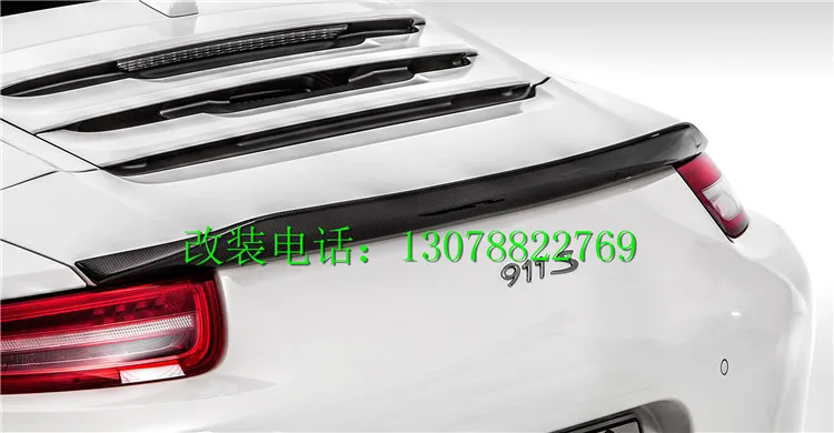Подходит для Porsche 12-15 911S 991 модифицированный Карбон волокно заднее крыло задний спойлер крыло
