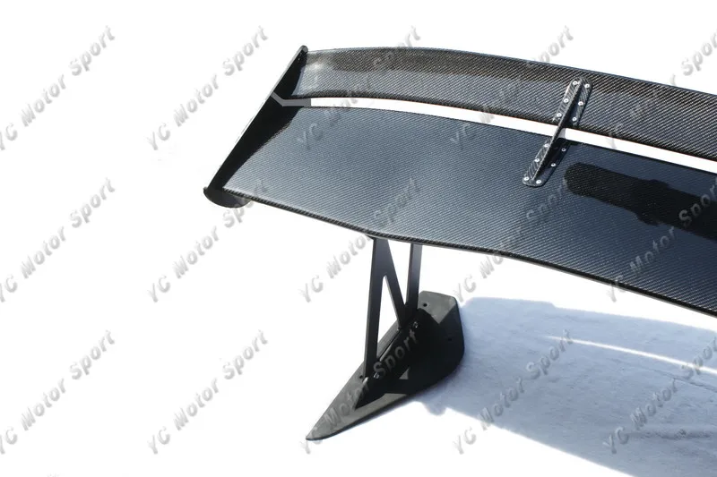 2001-2007 Mitsubishi Evolution 7-9 Voltex Type5 Style Trunk Spoiler GT Wing 1700mm CF with 39mm Aluminum Stands (7)