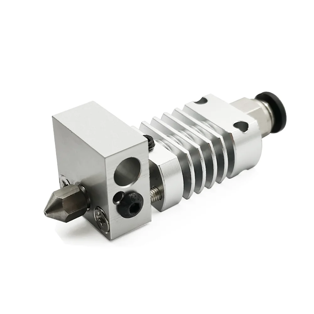 3D Printer Parts All Metal Hotend Extruder Kit for CR-10 V2 CR-10S Ender 3/3S 3D Printer Extruder Parts 1.75mm With Silicon Case - 2