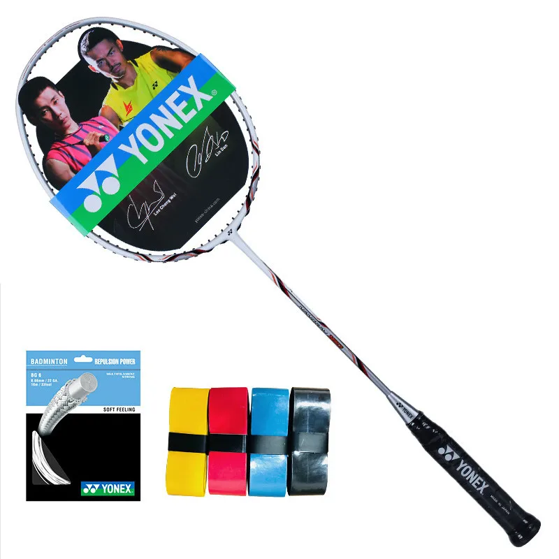 Подлинная ракетка Yonex Nr 180 для бадминтона Yy Super Light Off полностью углеродное волокно ракетка с натянутым