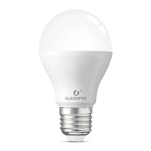 ZigBee samrt светодиодная лампа 2 шт изменение цвета(RGB и CCT) e27 E26 6 Вт лампа совместима с Amazon Alexa, zigbee hub - Испускаемый цвет: 1Pcs Color Bulb Plus