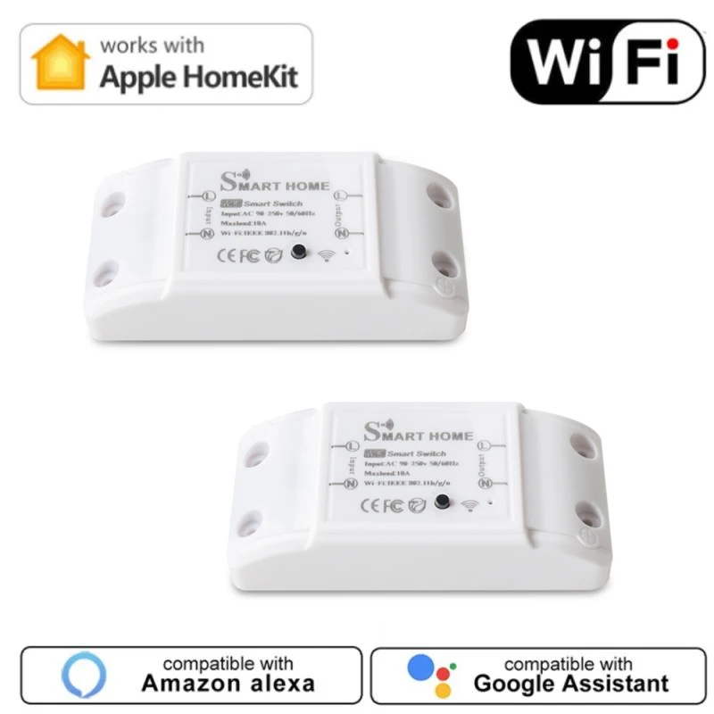 Умный выключатель с Wi-Fi и таймером Универсальный Беспроводной Выключатель