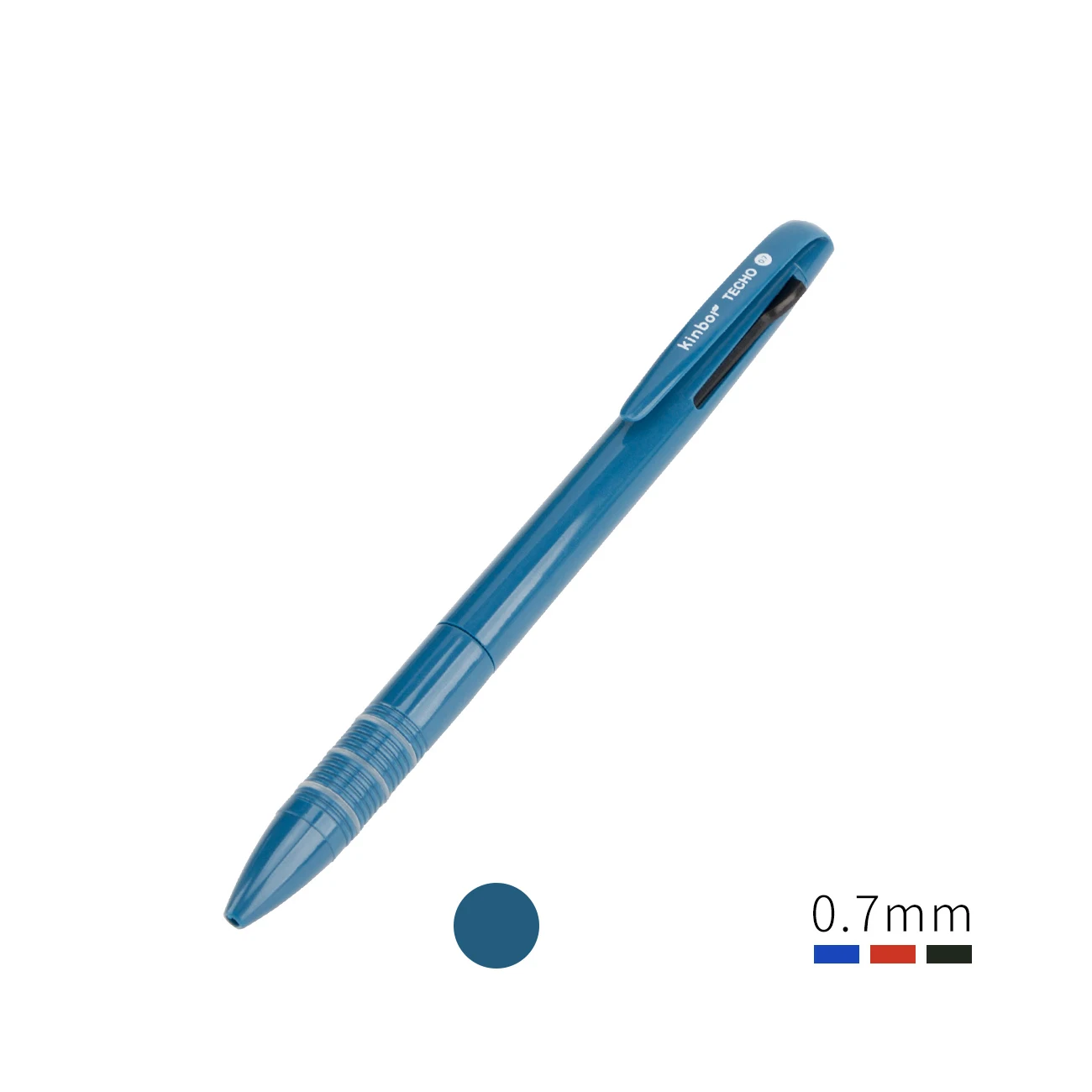 blue Новая многофункциональная ручка Xiaomi Kinbor 3 в 1, 3 цвета, гладкая шариковая ручка 0,7 мм, ручка для студенческого украшения, многофункциональная ручка - Цвет: blue