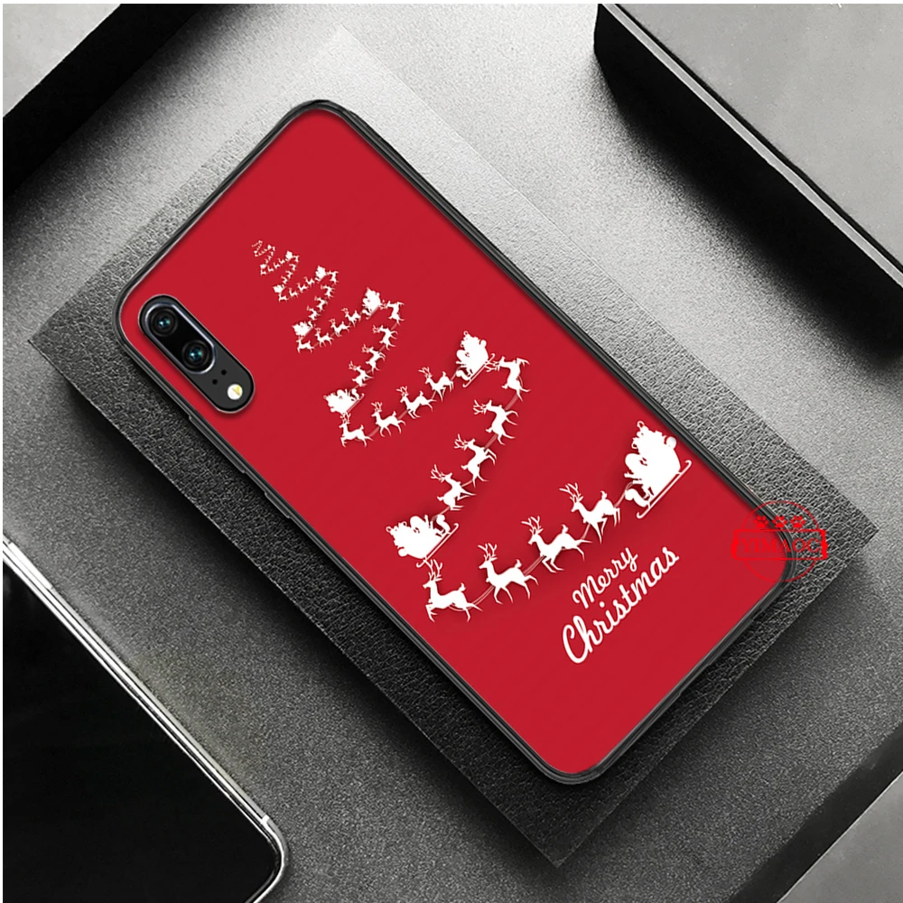 5 Санта Клаус Рождественская силиконовая мягкая чехол для Huawei P8 P9 P10 P20 P30 Lite Pro P Smart Z Plus - Цвет: 5