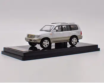 

1/64 Scale Toyota Land Cruiser LC100 White DieCast Car Model Collection HIKASI