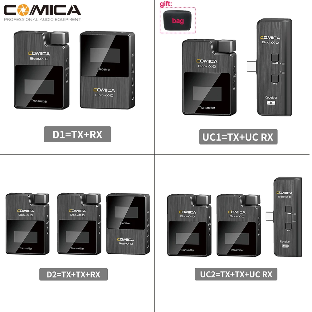 Comica BoomX-D Wireless Microphone Kit Mini