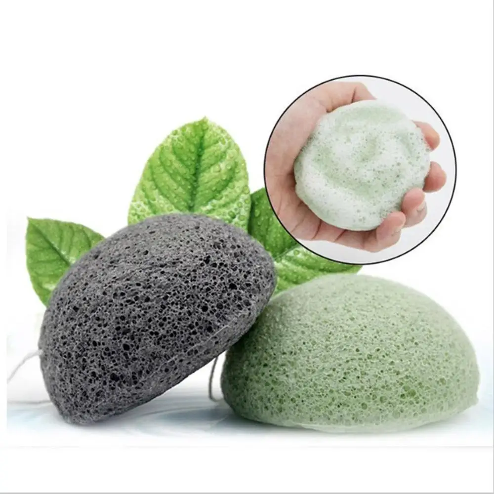 Косметическая губка для лица Konjac Konnyaku 6 цветов очищения уход за лицом пудра