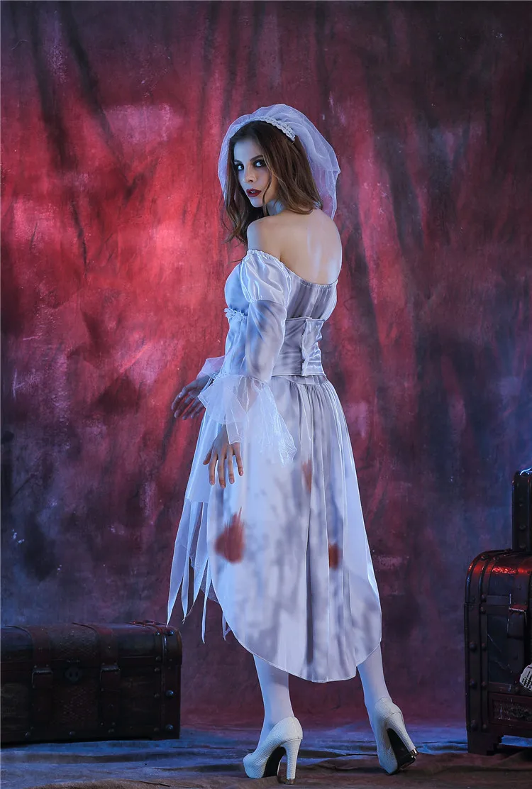 

Wholesale corpse bride dress Halloween party costume Vampire bride